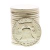 Image 2 : Roll of (20) Brilliant Uncirculated 1963 Franklin Half Dollar Coins