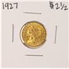 Image 1 : 1927 $2 1/2 Indian Head Quarter Eagle Gold Coin