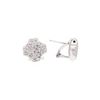 Image 2 : 18KT White Gold 1.30 ctw Diamond Earrings