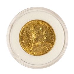 1815 France 20 Francs Louis XVIII Gold Coin