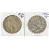 Image 1 : Lot of 1926-D & 1926-S $1 Peace Silver Dollar Coins