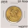 Image 1 : 1959 Mexico 20 Pesos Gold Coin
