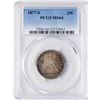 Image 1 : 1877-S Seated Liberty Quarter Coin PCGS MS64