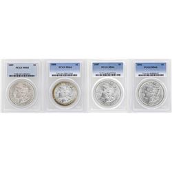 Lot of 1886-1889 $1 Morgan Silver Dollar Coins PCGS MS64