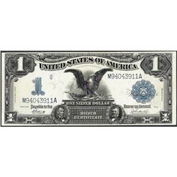 1899 $1 Black Eagle Silver Certificate Note