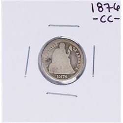 1876-CC Seated Liberty Dime Coin