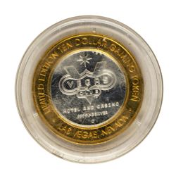 .999 Fine Silver Las Vegas Club $10 Limited Edition Gaming Token