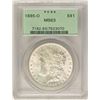 Image 1 : 1885-O $1 Morgan Silver Dollar Coin PCGS MS63 Old Green Holder