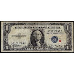 1935A $1 Experimental "R" Note Silver Certificate