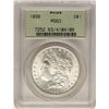 Image 1 : 1898 $1 Morgan Silver Dollar Coin PCGS MS63 Old Green Holder