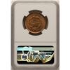 Image 2 : 1856 Slanted 5 Braided Hair Large Cent Coin NGC MS63BN