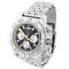 Image 2 : Breitling Mens Chronomat B01 Stainless Steel 44mm Black Stick Dial Watch