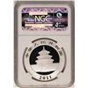 Image 2 : 2011 China 10 Yuan Silver Panda Coin NGC MS69 Early Releases