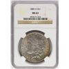 Image 1 : 1885-O $1 Morgan Silver Dollar Coin NGC MS63 Amazing Toning
