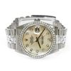 Image 1 : Rolex Datejust Stainless Steel 36mm Mother of Pearl Diamond Dial Watch