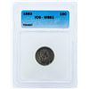 Image 1 : 1883 Kingdom of Hawaii Silver Dime Coin ICG MS61