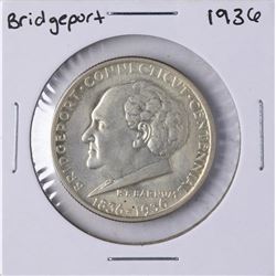 1936 Bridgeport Connecticut Centennial Commemorative Half Dollar Coin