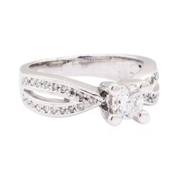 14KT White Gold 0.66 ctw Diamond Ring