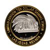 Image 2 : .999 Fine Silver Palms Las Vegas, Nevada $10 Limited Edition Gaming Token