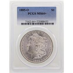 1885-O $1 Morgan Silver Dollar Coin PCGS MS64+