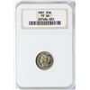 Image 1 : 1881 Proof Three Cent Nickel Coin NGC PF66