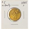 Image 1 : 1885-S $5 Liberty Head Half Eagle Gold Coin
