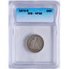 Image 1 : 1875-S Twenty Cent Piece Coin ICG VF30