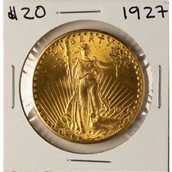 1927 $20 St. Gaudens Double Eagle Gold Coin