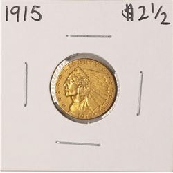 1915 $2 1/2 Indian Head Quarter Eagle Gold Coin