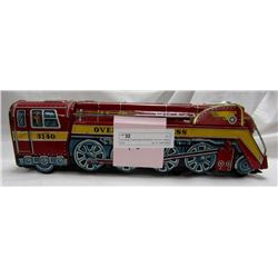 VINTAGE OVERLAND EXPRESS TIN TOY TRAIN