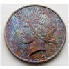 Image 1 : 1923 "RAINBOW" PEACE DOLLAR UNC