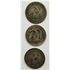 Image 2 : 3-SEATED HALF DOLALRS: 1847-O, 1854-O, 1871