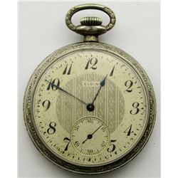 1921 ELGIN POCKET WATCH. RUNS OK. GRADE 345,