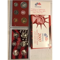 2007 US Silver Proof Set 14 Coins in Original Box