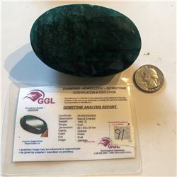 HUGE Rare Investment Certified 1092 Carat EMERALD