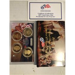 2007 US President Dollars Proof Set