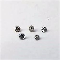 5 Total White Diamonds Tested Natural Authentic .01pt-.03pt Assorted All for 1 Money!!