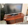 Image 1 : MAHOGANY 2 DRAWER, DOUBLE DOOR ENTERTAINMENT CONSOLE