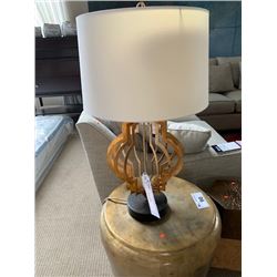 GOLD METAL MODERN TABLE LAMP