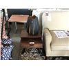 Image 1 : PAIGE RETRO STYLE DARK WOOD SINGLE DRAWER NIGHT STAND