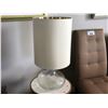 Image 2 : PAIR OF GLASS VASE BOTTOM TABLE LAMPS