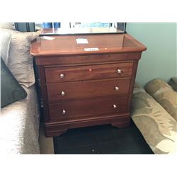 STANLEY CHERRY 3 DRAWER CHEST