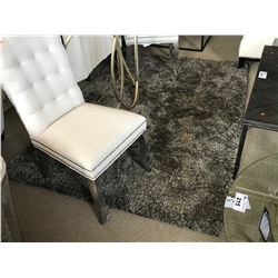 CHARCOAL TONE SHAG STYLE 60" X 92" DESIGNER AREA RUG