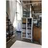 Image 1 : SAMPLE WALL OF RACKING, SHELVING & DISPLAYS WITH ASSORTED FABRIC, WOOD & CARPET SAMPLES