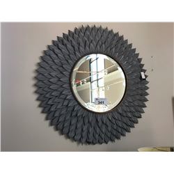 STARBURST METAL FRAMED MIRROR