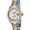 Image 2 : Rolex Ladies 2 Tone 14K Silver VS Diamond Datejust Wristwatch