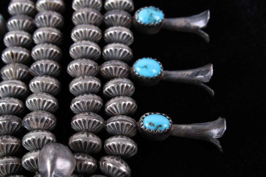 Navajo Squash Blossom by Leon & Marie Curley