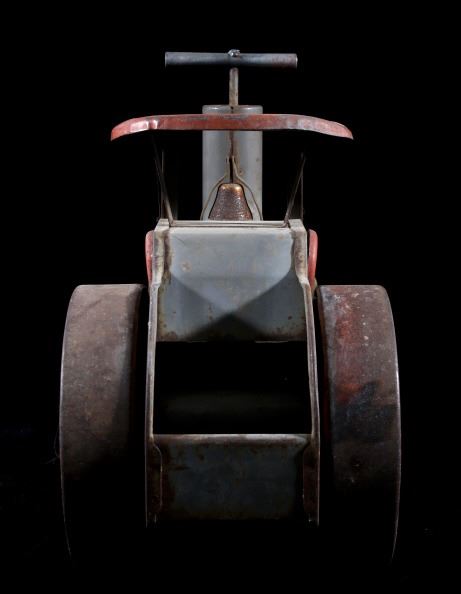 1920's Keystone Ride 'Em Steam Roller Steel Toy
