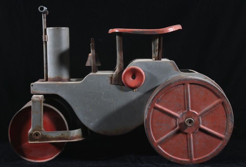 Keystone Ride 'em Steamroller 1920's Keystone Ride 'Em Steam Roller Steel Toy