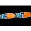 Image 2 : Zuni Signed Inlaid Spiny Oyster Turquoise Bracelet
